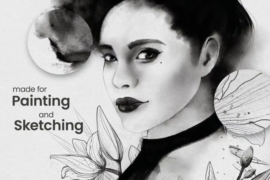 Procreate写意墨水笔刷